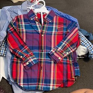 2 pc-3t long sleeve collar shirts great condition